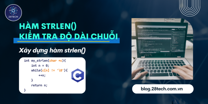 [C]. Hàm strlen()