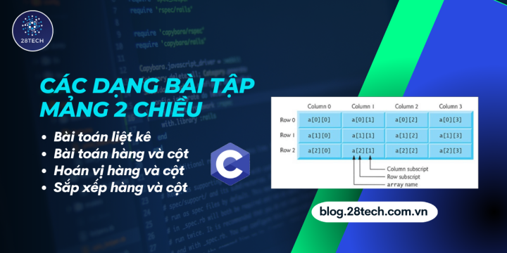 [C++]. Bài Tập Mảng 2 Chiều C++