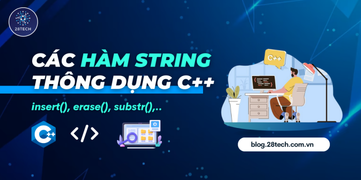 [C++]. Các Hàm String Xử Lý Xâu Trong C++